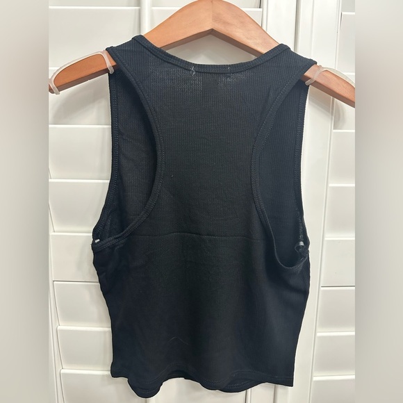 Bozzolo Waffle-Knit Henley Tank in Black – Boutique Quality, NWOT, Small - Picture 3 of 3